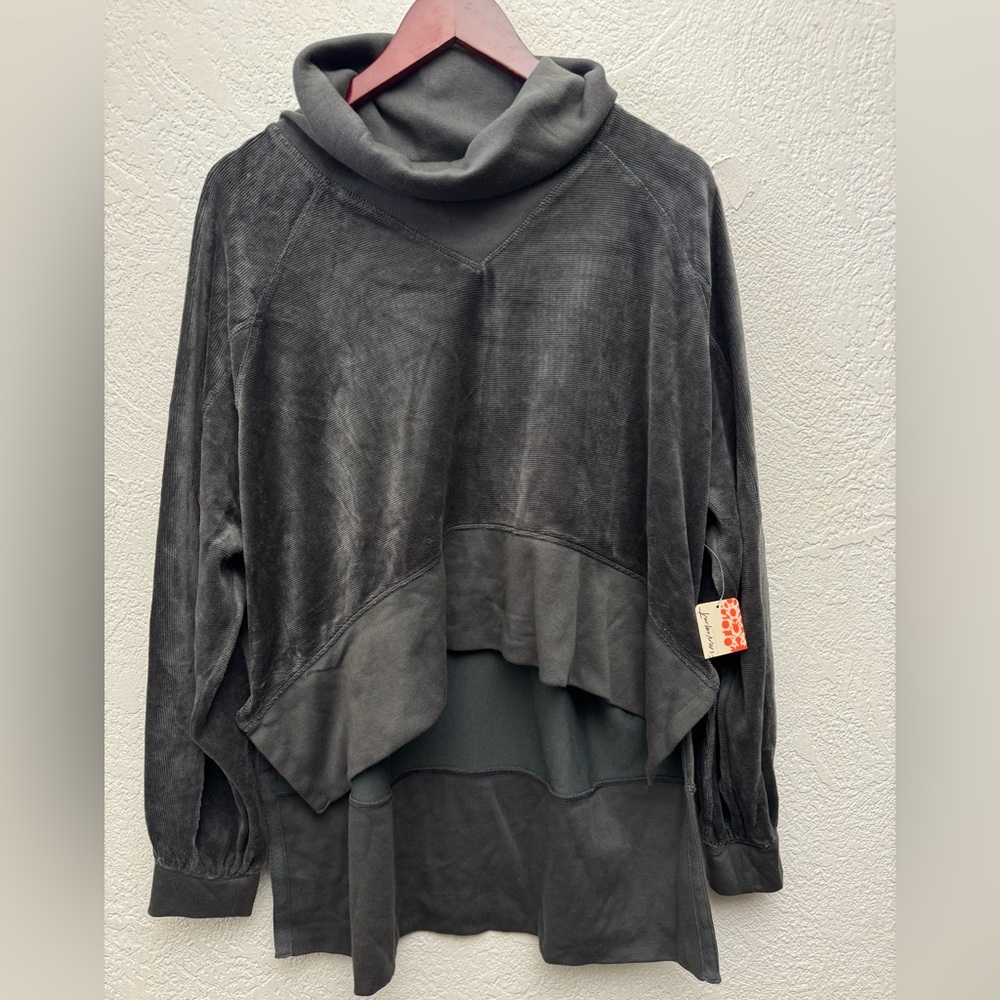 Free People Movement Cowl Neck High Low Sweater NWT size M